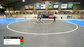 82 lbs Prelims - Sarai Cortez, Gilroy Hawks vs Skylar Tran, Northside Wrestling Academy