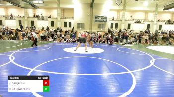 285 lbs Consi Of 16 #2 - Jesse Badger, Carver vs Pedro De Oliveira, Norwood