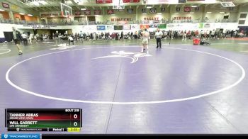 165 lbs Champ. Round 2 - Will Garrett, Life University vs Tanner Abbas, Grand View (Iowa)