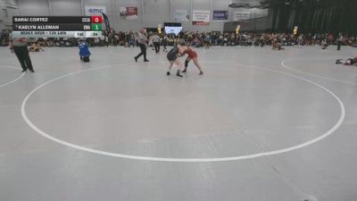 135 lbs Cons. Sub-quarters - Kaelyn Alleman, Sanderson Wrestling Academy vs Sarai Cortez, Central Catholic