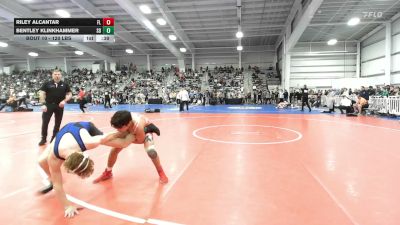 120 lbs Consi Of 8 #2 - Riley Alcantar, FL vs Bentley Klinkhammer, SD
