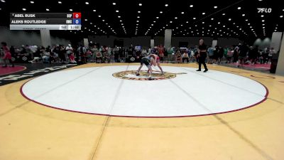 115 lbs Cons. Semis - Abel Rusk, South Central Punishers vs Aleks Routledge, Husky Wrestling Club