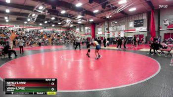 100 lbs Cons. Round 2 - Nataly Lopez, Cerritos vs Vivian Lopez, Anaheim