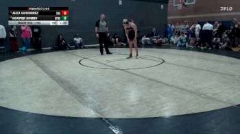 140 lbs Quarterfinal - Kooper Hobbs, Glenn Ferry Wrestling Club vs Alex Gutierrez, Sublime Wrestling Academy