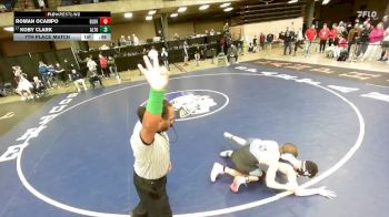 126 lbs 7th Place Match - Koby Clark, Unattached vs Roman Ocampo, Unattached