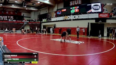 174 lbs Quarterfinal - Hayden Trezek, SIUE vs Ethan Riddle, Minnesota