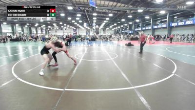 160 lbs Consi Of 32 #1 - Aaron Horr, FL vs Cohen Swaim, TX