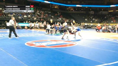 120 Class 2 lbs Quarterfinal - Carter Whitman, Hollister vs Landon Smith, Savannah