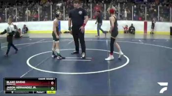 78 lbs Champ. Round 1 - Blake Givens, Romeo WC vs Jason Hernandez Jr., Rocket WC