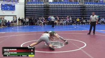138 lbs Champ. Round 1 - Devon Burker, Van Wert vs Jack Stubleski, EVERGREEN