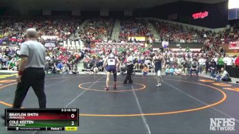 3-2-1A 150 3rd Place Match - Cole Keeten, Phillipsburg vs Braylon Smith, Minneapolis