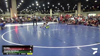 90 lbs Round 1 (8 Team) - OJ Hall, North Desoto Wrestling Academy vs Maddox Rochelle, Alabama Elite Red