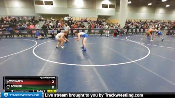 152 lbs Quarterfinal - Cy Fowler, TN vs Gavin Davis, IN