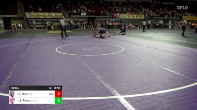 165 lbs Round Of 16 - David Over, Liberty vs Justin Perez, Springfield Tech CC