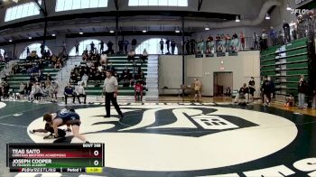 126 lbs Cons. Semi - Joseph Cooper, St. Frances Academy vs Teag Saito, Christian Brothers Academy(NJ)