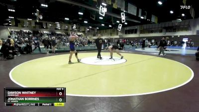 165 lbs Cons. Round 2 - Jonathan Borrnes, St. Joseph vs Dawson Whitney, Morro Bay