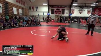 Round 4 - Lincoln Garvey, New London Tiger Cubs vs Christian Delaney, Fort Madison Wrestling Club