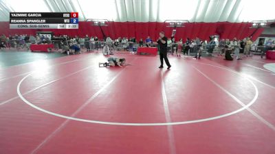 115 lbs Cons. Sub-semis - Yazmine Garcia, Beat The Streets Chicago vs Reanna Spangler, Wichita Training Center