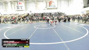 50 lbs Quarterfinal - Jayden Yeager, Hilton Jr Cadets Wrestling Club vs Savlatbek Latipov, Willpower Wrestling Club