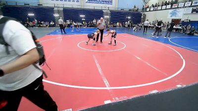 100 lbs Semifinal - Remington Perry, Springdale Youth Wrestling Club vs Aliyana Ortner, Arkansas Warthawgs