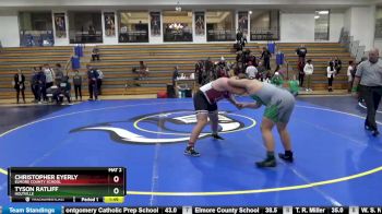287 lbs Quarterfinal - Tyson Ratliff, Holtville vs Christopher Eyerly, Elmore County School
