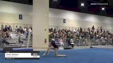 Carley Beeman - Floor, Colorado Gym #1111 - 2021 USA Gymnastics Development Program National Championships