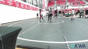 85 lbs Consolation - Anthony Stewart II, Del City Little League Wrestling vs Ames Dore, Standfast