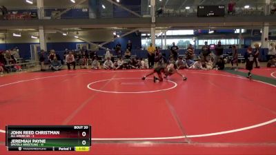 76 lbs Round 3 (16 Team) - John Reed Christman, All American vs Jeremiah Payne, Spatola Wrestling