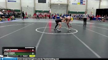 126 lbs Quarterfinals (8 Team) - Ryan Marsh, Wilber-Clatonia vs Jaydn Thomsen, St. Paul
