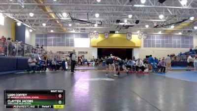 165 lbs Cons. Semi - Clayten Jacobs, Vancleave High School vs Liam Coffey, St. Andrew`s Episcopal School