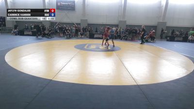 120 lbs Cons. Sub-quarters - Jaylyn Gonzales, Ayala Smash vs Cadence Hansen, Agon Academy