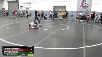 74 lbs 5th Place Match - Trapper McCabe, Kodiak Wrestling Club vs Landon Musgrove, Soldotna Whalers Wrestling Club