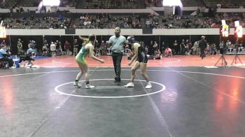 116-118 lbs Round 2 - Caroline Burke, Norfolk Christian vs Aubrey Davis, Great Bridge Middle School