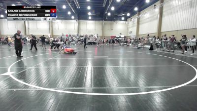 135 lbs Quarterfinal - Kailani Barrientos, Team Jax Wrestling vs Ryauna Nepomuceno, VHWC