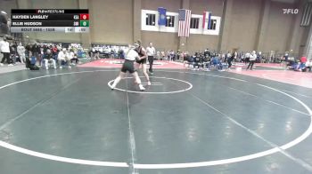 155B 3rd Place Match - Hayden Langley, Kearney vs Ellie Hudson, Smithville