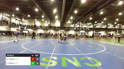 116 lbs Rr Rnd 2 - Damian Tebano, Christian Brothers Academy vs Zeyad Rabie, Shenendehowa