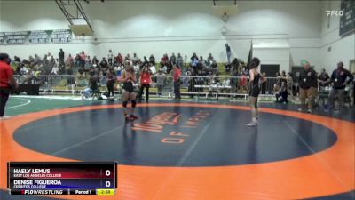 124 lbs Semifinal - Denise Figueroa, Cerritos College vs Haely Lemus, East Los Angeles College