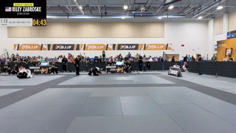 Riley Zabroske vs Jeff Alvarez 2026 PBJJF Pan American Jiu-Jitsu Championships