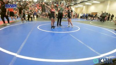 117 lbs Rr Rnd 2 - Lynly Lamons, Tahlequah vs Zoe Parish, Wagoner Takedown Club