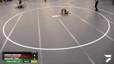 92 lbs Cons. Round 3 - Hudson Piekarski, Moorhead Wrestling Club vs Benjamin Tokin, Woodbury Youth Wrestling