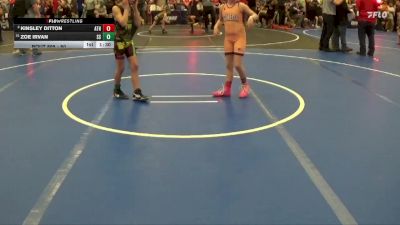 80 lbs Champ. Round 1 - Zoe Irvan, Suicide Squad vs Kinsley Ditton, Athena