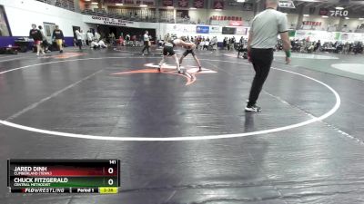 141 lbs Cons. Round 2 - Jared Dinh, Cumberland (Tenn.) vs Chuck Fitzgerald, Central Methodist
