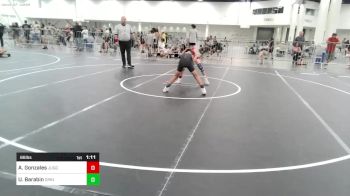 86 lbs Semifinal - Adam Gonzales, Juggernaut WC vs Uriah Barabin, Grindhouse WC