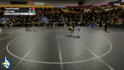 126 lbs Champ. Round 1 - Coby Fiser, Bondurant-Farrar vs Devon Groess, Albert Lea Area