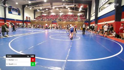 106 lbs Final - Ty Walter, Bixby HS Boys vs Cayden Scott, Bixby HS Boys