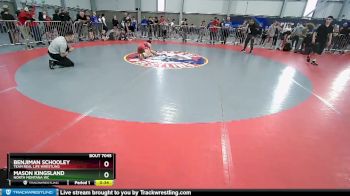 110 lbs Champ. Round 1 - Benjiman Schooley, Team Real Life Wrestling vs Mason Kingsland, North Montana WC