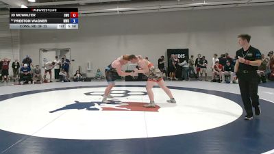 125 kg Cons. Rd Of 32 - JD McWalter, Summit Wrestling Club vs Preston Wagner, MWC Wrestling Academy