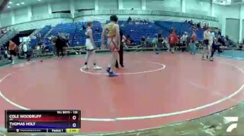 126 lbs Cons. Round 1 - Cole Woodruff, OH vs Thomas Holt, IL