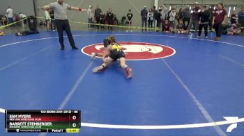 86 lbs Champ. Round 1 - Sam Myers, Red Lion Wrestling Club vs Barrett Stemberger, Rangers Wrestling Club