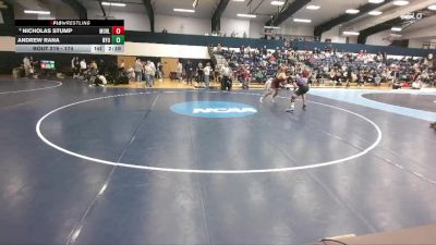 174 lbs Champ. Round 2 - Andrew Rana, New York University vs Nicholas Stump, Muhlenberg